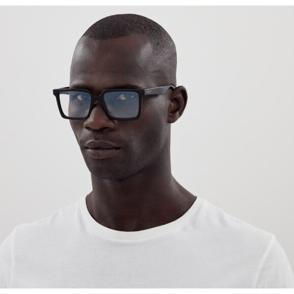 NEW GUCCI SUNGLASSES GUCCI GG1541S 001 BLACK/BLUE LIGHT CRISTAL EYEWEAR - Picture 3 of 4